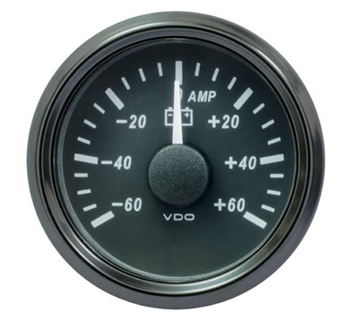 Singleviu Ammeter gauge 60Amp